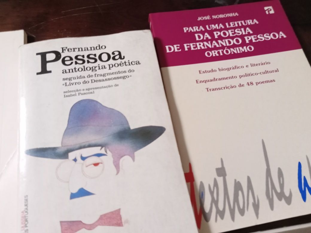 Fernando Pessoa, obras do autor, preço por livro,tenho mais