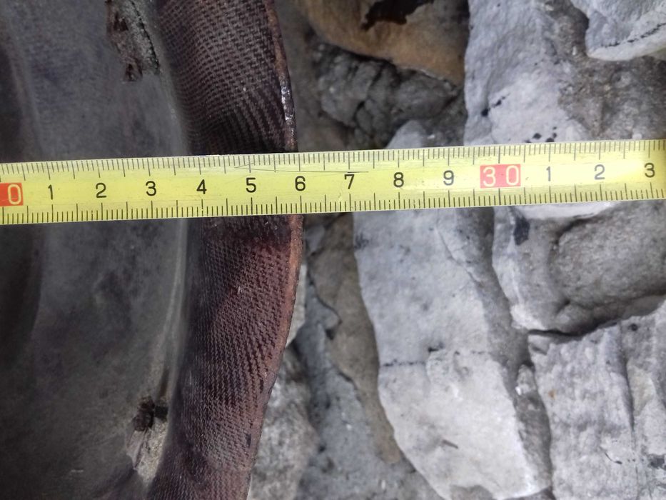 Stary hełm strażacki bakelitowy zabytek PRL retro vintage