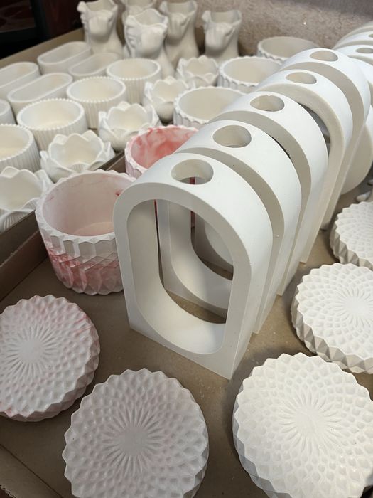 Опт, гіпсові вироби, кашпо