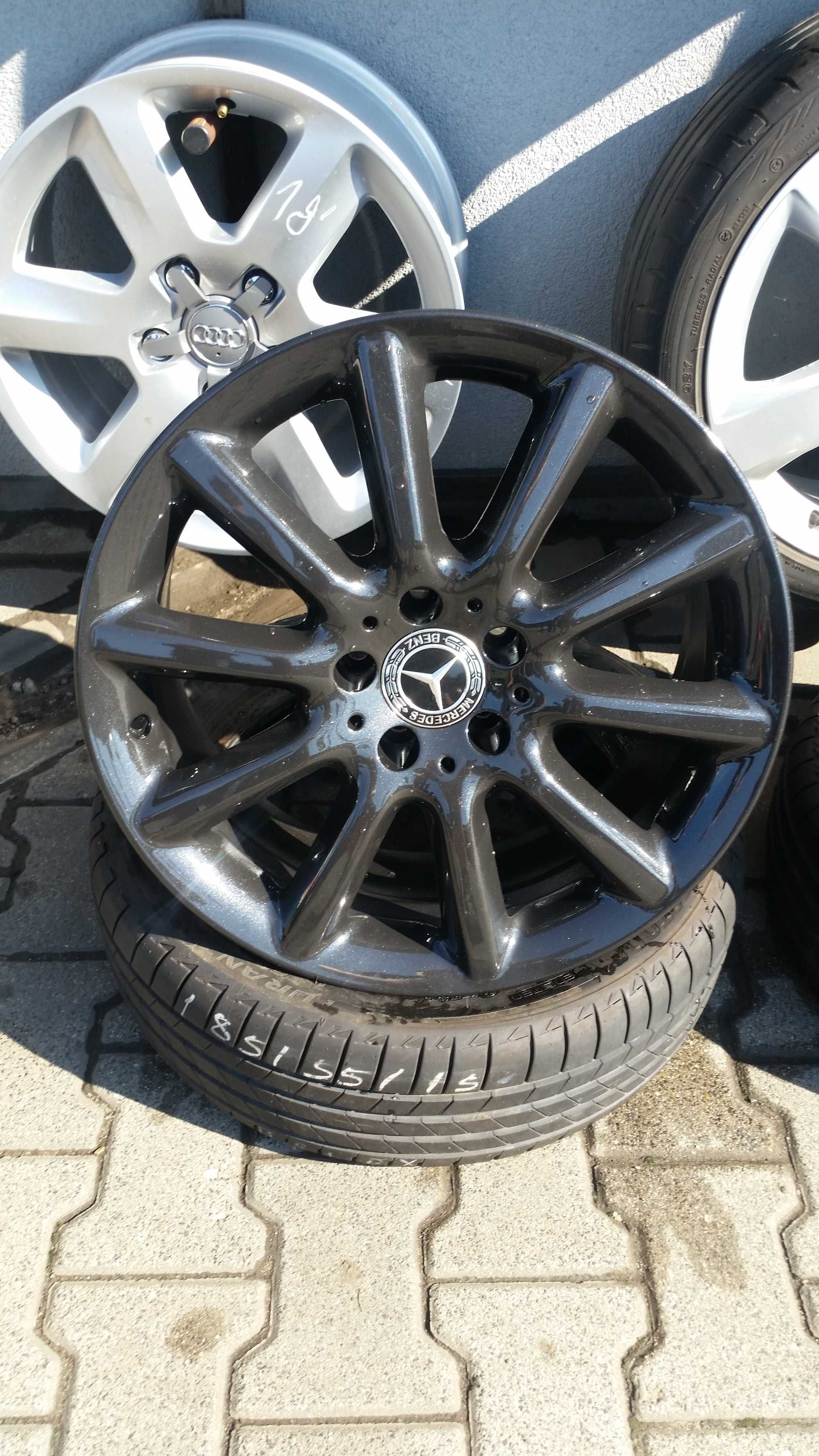 Felgi aluminiowe 18" Mercedes Borbet 5x112 8.5j Et 35 9.5j Et40