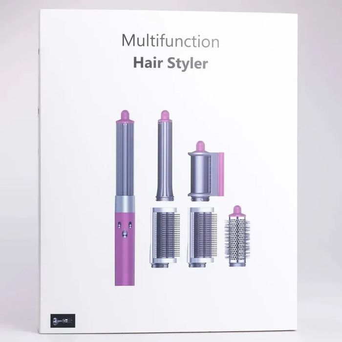 Стайлер Dyson Airwrap Complete Long 6 насадок, Fuchsia/Nickel Дайсон