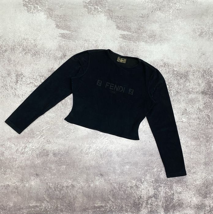 Кофтинка велюрова Fendi Vintage