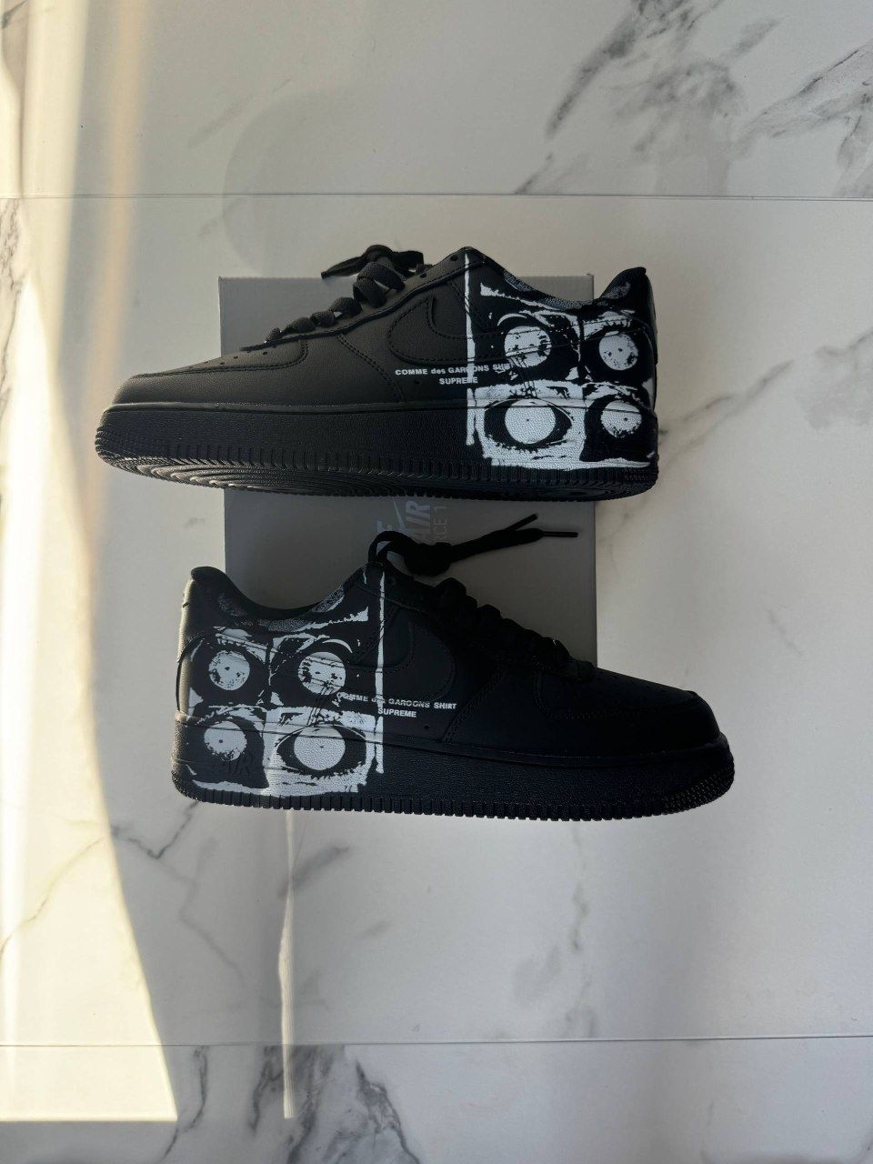 36-45 Nike Air Force 1 Low х  Comme des Garçons Supreme Black