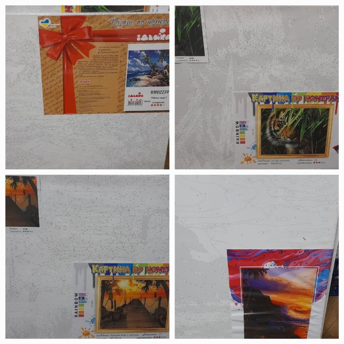 набор для рисования по номерам. Новые