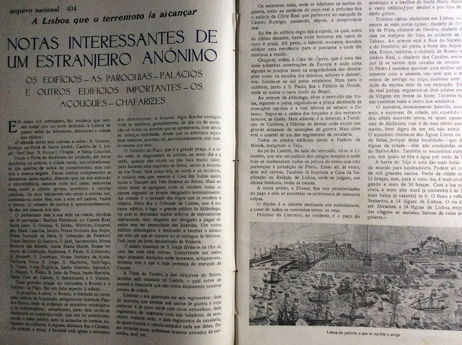 Arquivo Nacional ( Arquivo de História antiga e de Crónicas...1933