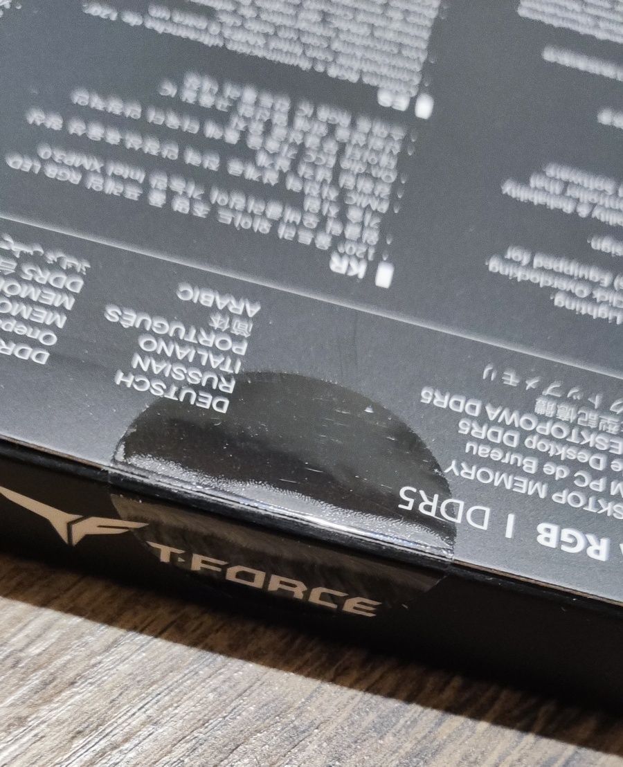 Оперативная память Team group T-FORCE DELTA RGB DDR5 32GB 7600MHz