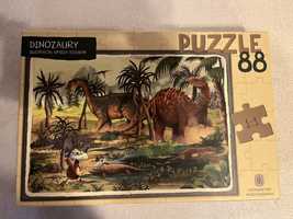 Puzzle Dinozaury 88 [3+]  Nasza Księgarnia