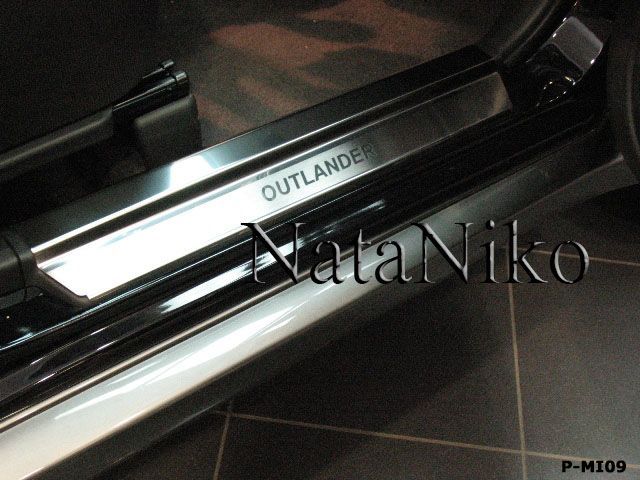 Накладки на пороги Mitsubishi Outlander PAJERO WAGON SPORT Lancer 9 10