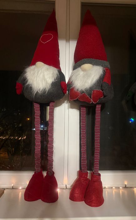 Эльфы новогодние игрушки гномы