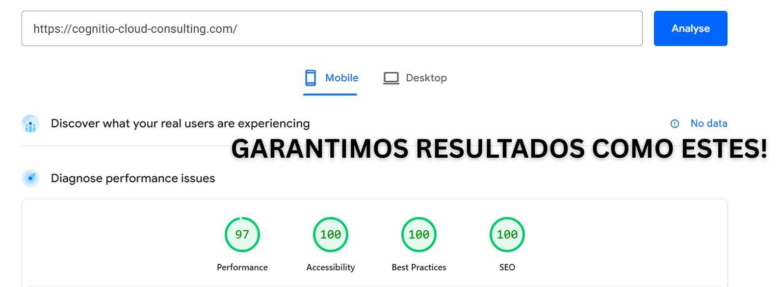 Website Profissional em AWS, 90+ Google PageSpeed garantido