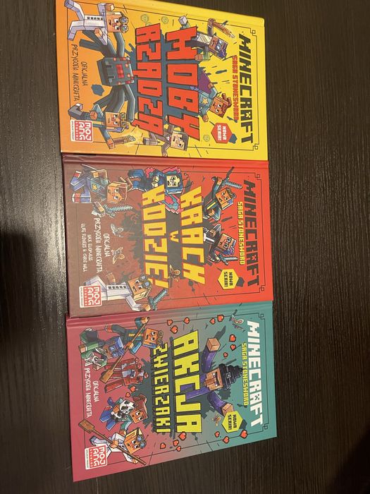 Minecraft 3 ksiiążki