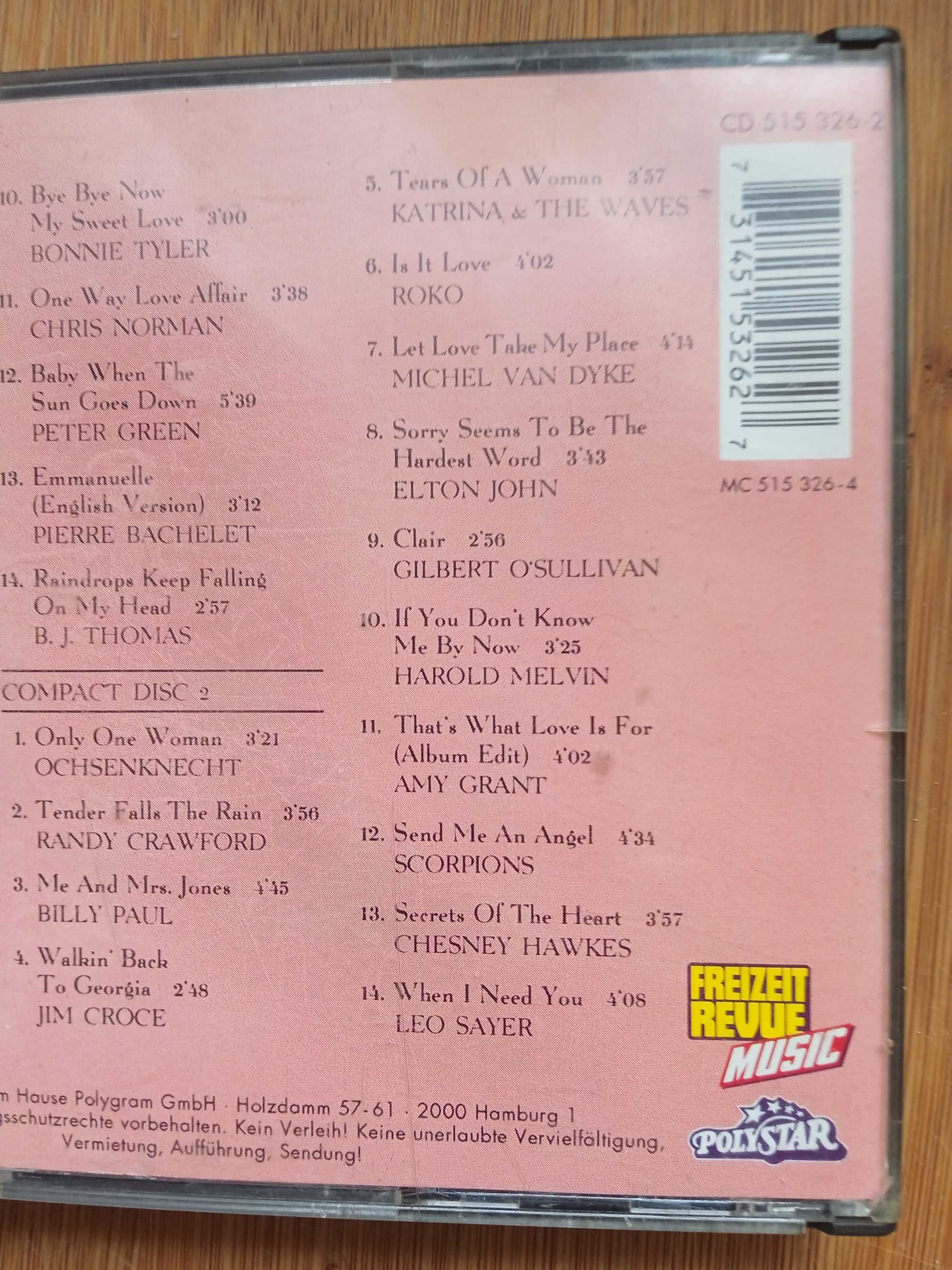 Płyta CD Audio Zart Rock Vol. 2 Die Sanften Schmusesongs - 2 CD.