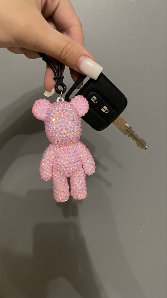 Bearbrick ведмедик, алмазна мозаїка, набір оздоблення зі страз, брелок