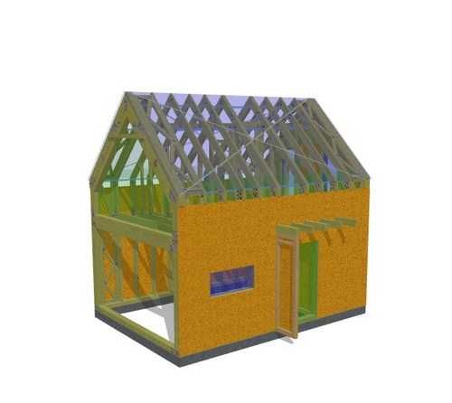 Sprzedam konstrukcję domu 52 m² – prefabrykowana, z montażem 99 tys zł