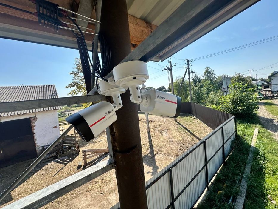 Встановлення відеоспостереження, охоронна сигналізація, домофони