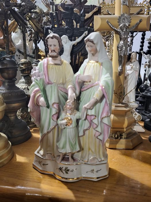 Biskwit Święta Rodzina z porcelany Matka Boża Józef