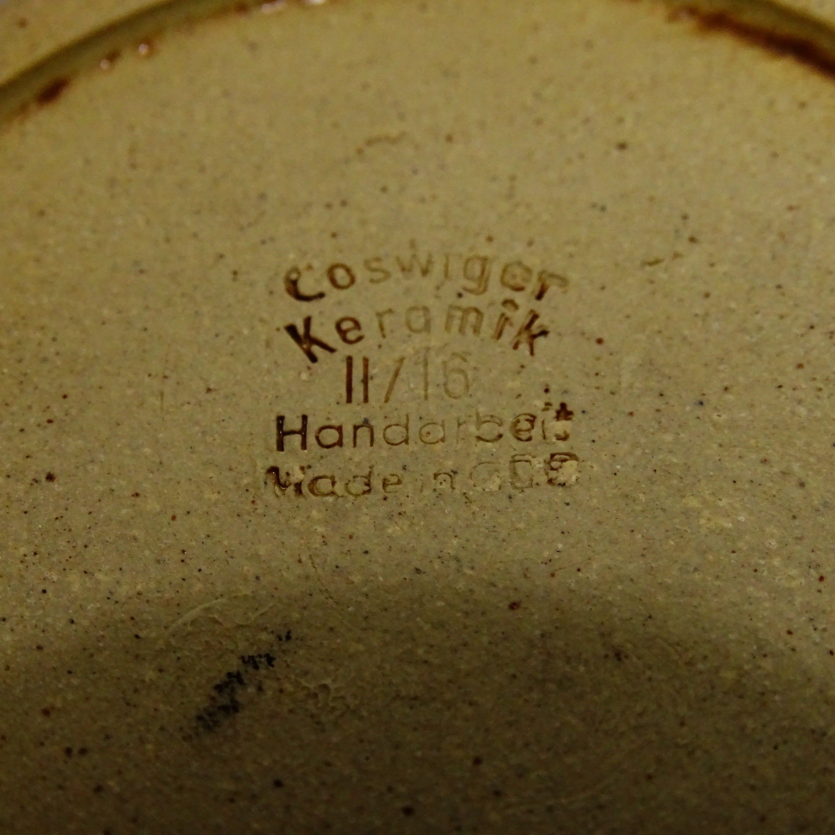 lata 60/70 piękna ceramiczna msieczka coswiger