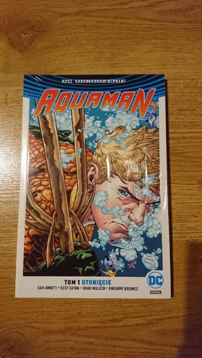 Komiks pt Odrodzenie Aquaman Utonięcie