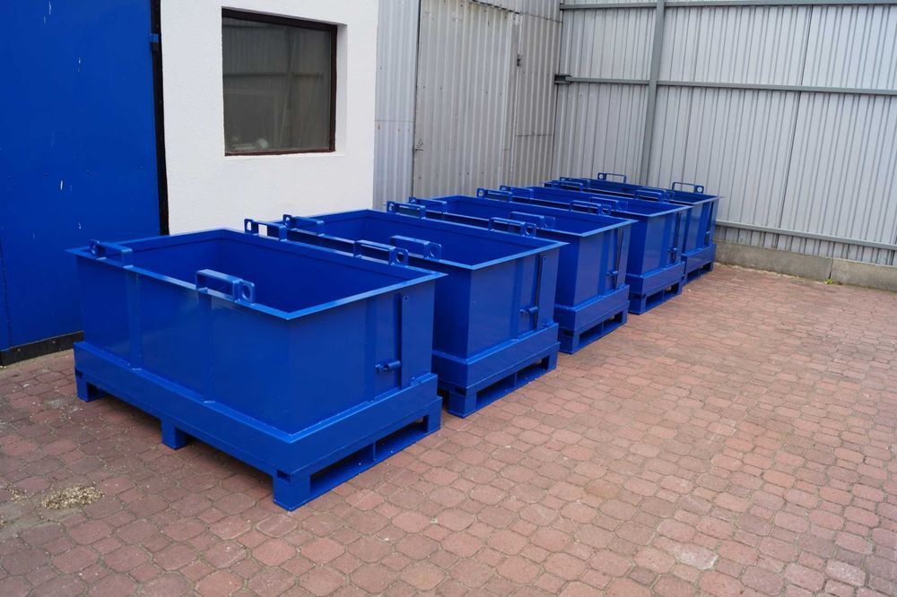 Polski Producent- Pojemnik Z otwieranym Dnem PMD 750L.KONTENER