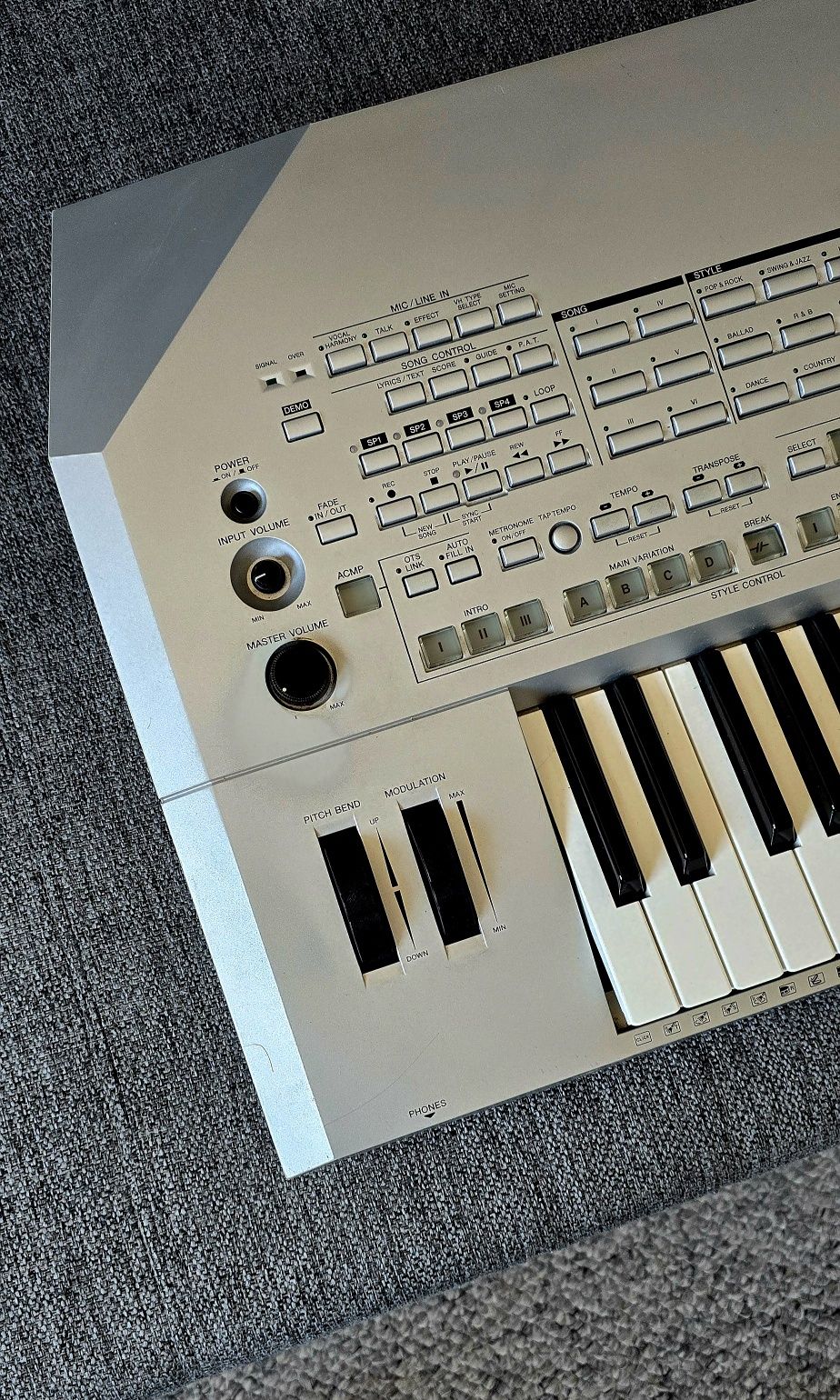 Keyboard Yamaha tyros 2