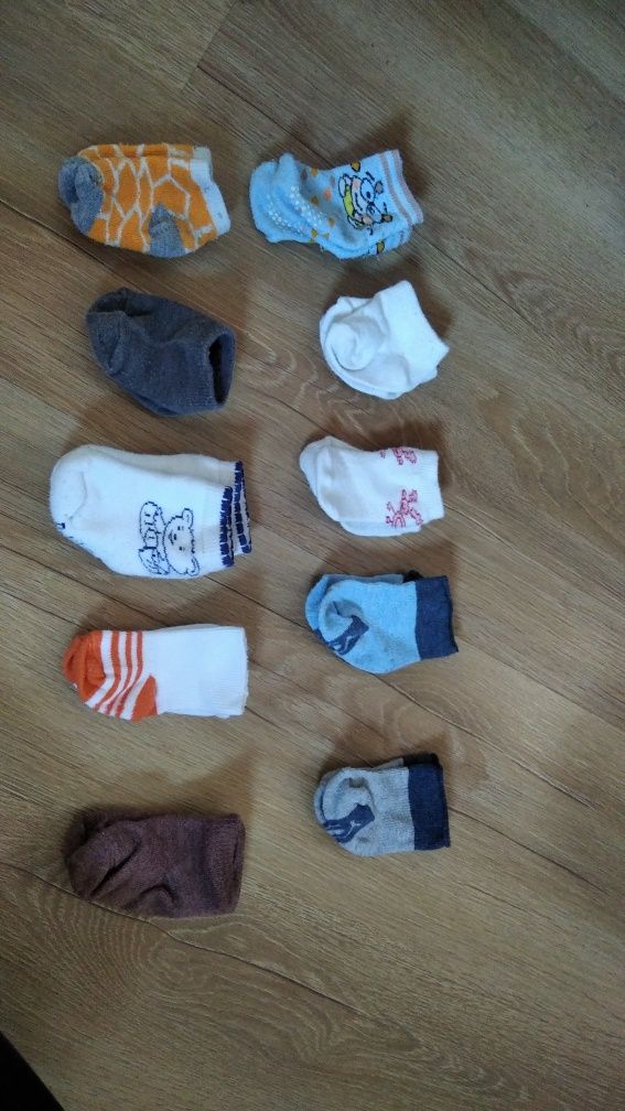 Skarpetki niemowlece zestaw ubranka