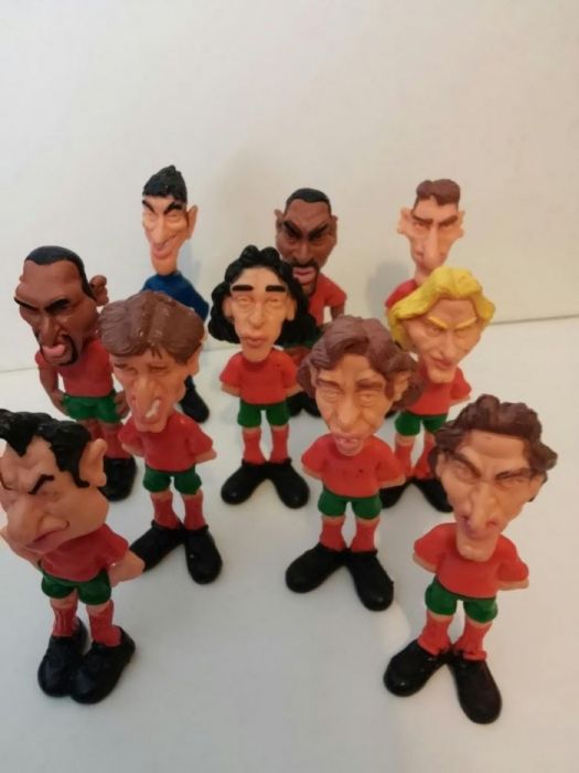 Euro 96 figuras em PVC selecçao Portuguesa