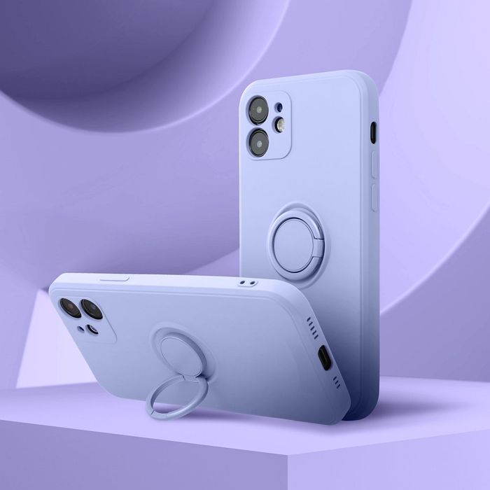 Futerał SILICONE RING do SAMSUNG A17 fioletowy
