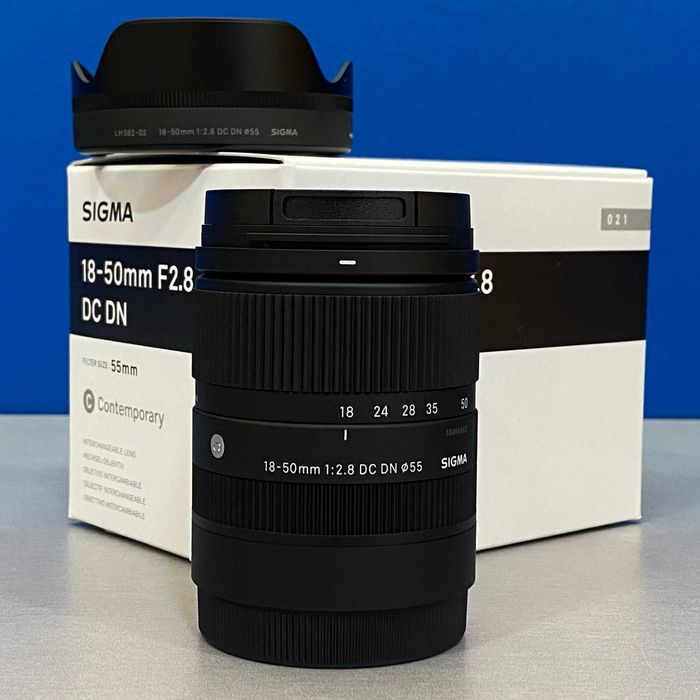 Sigma 18-50mm f/2.8 DC DN (Sony E-Mount) - NOVA - 5 ANOS DE GARANTIA