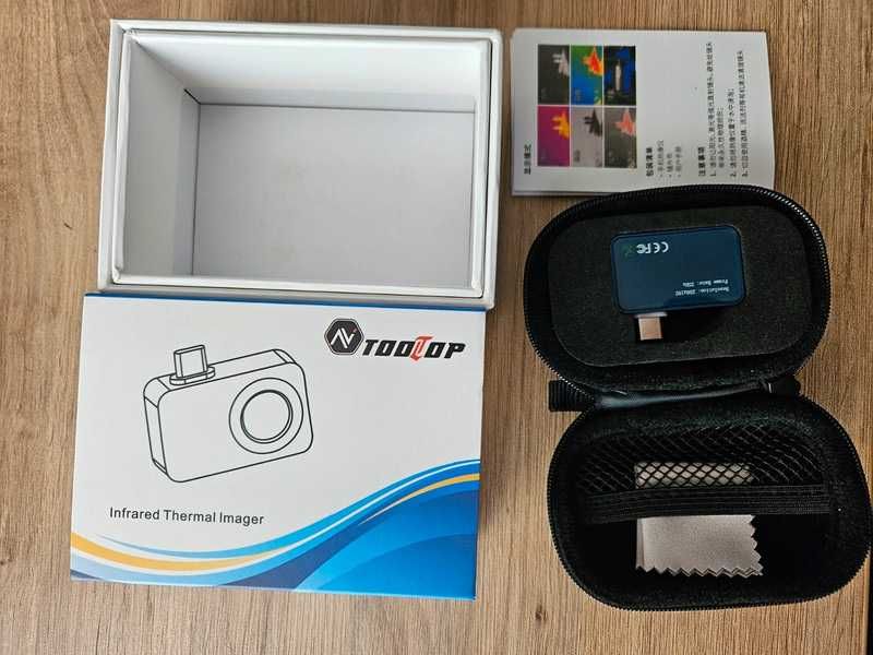 Kamera termowizyjna na podczerwień 256x152 25Hz USB typu C pirometr