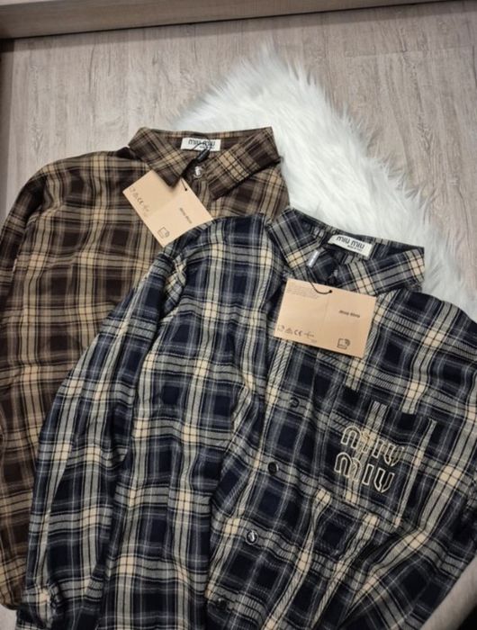 Сорочка рубашка жіноча синя L