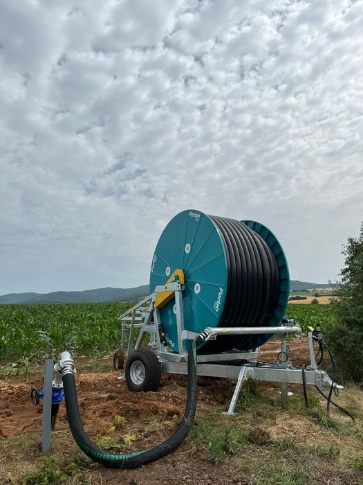 FERBO Deszczownia szpulowa 90/480m  Black Edition