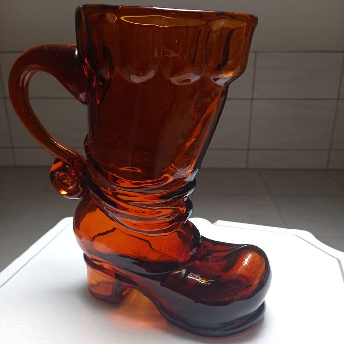 Wazon szklany butz PRL