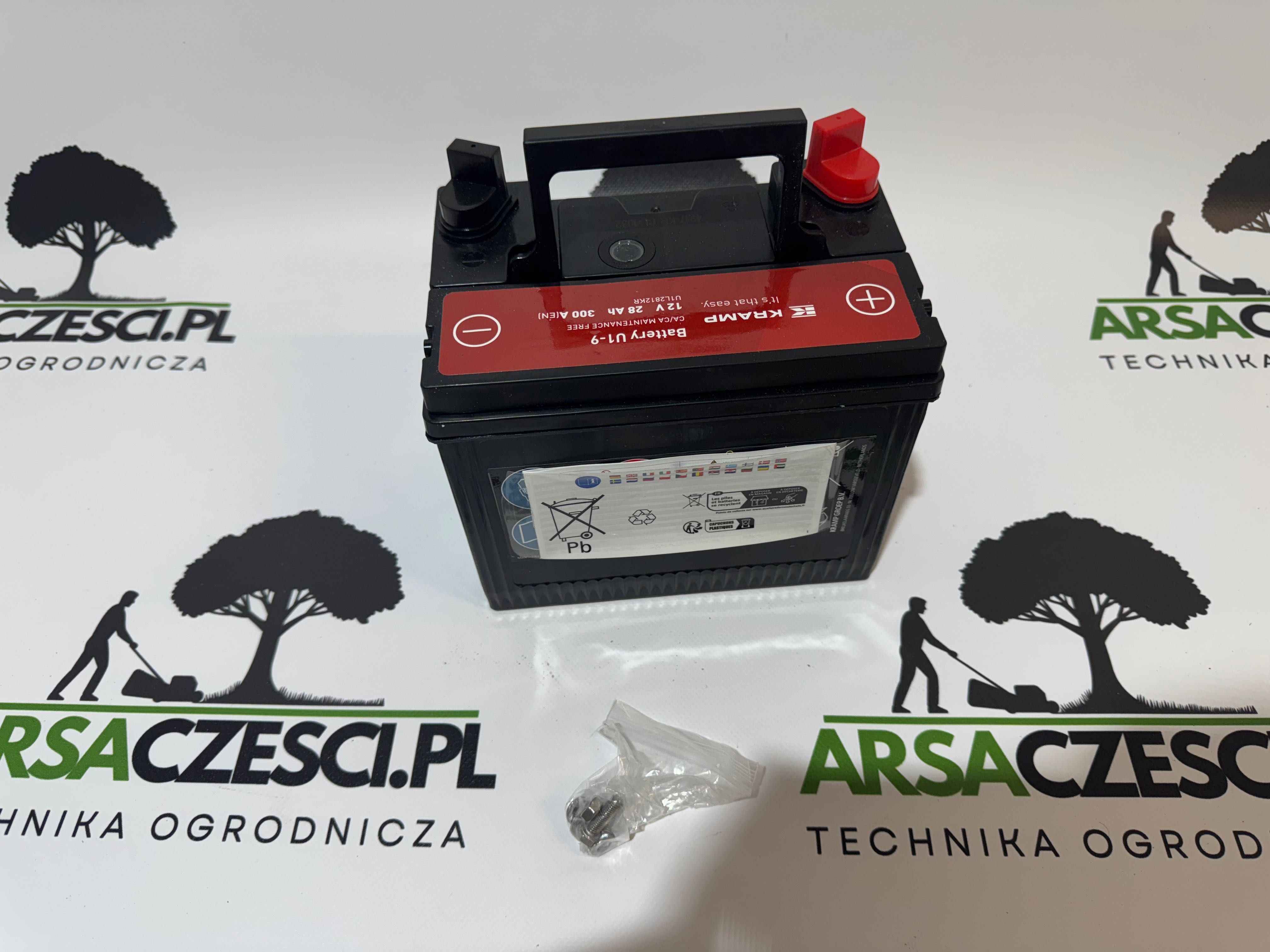 Akumulator Do Traktorka, kosiarki Kramp 12v 28AH Lewy PLUS