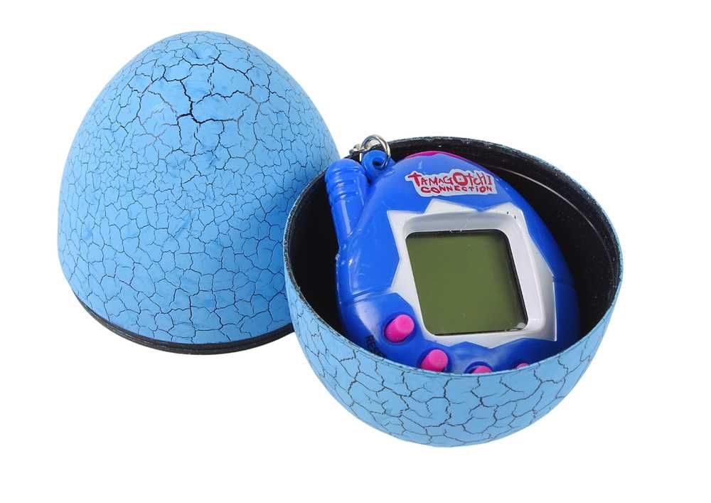 Tamagotchi w Jajku Gra Elektroniczne Zwierzątko Niebieskie