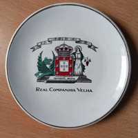 Prato porcelana Real Companhia Velha Vinho do Porto