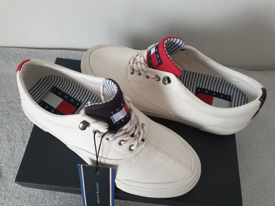 Nowe buty Tommy Hilfiger rozmiar 37 tenisówki trampki białe