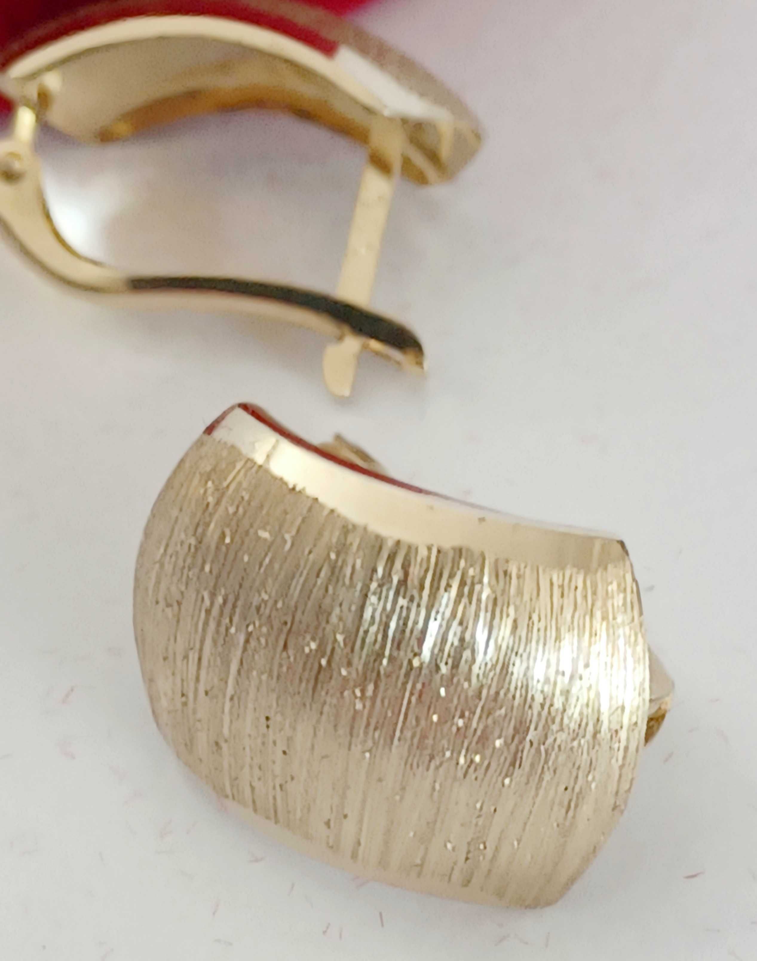 Kolczyki złote 14 karat próba 585