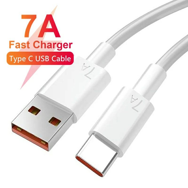 Зарядний кабель USB - Type - C 7А 100 Вт 1 м. Зарядный шнур провод