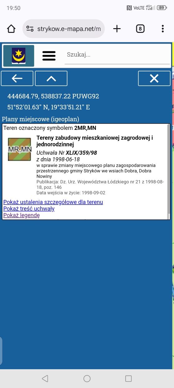Działka Dobra k/Łodzi
