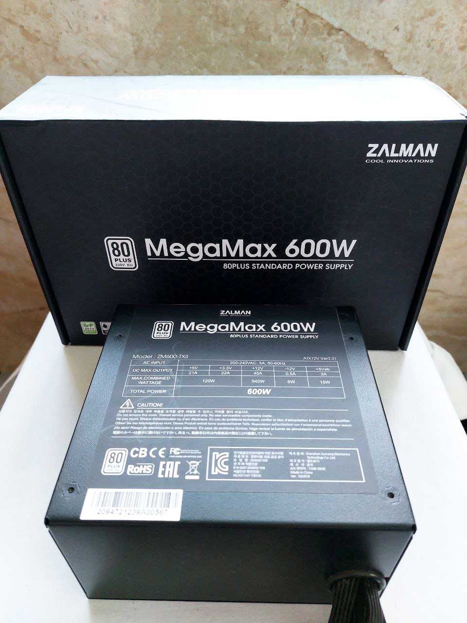 Блок живлення Zalman MegaMax 600W