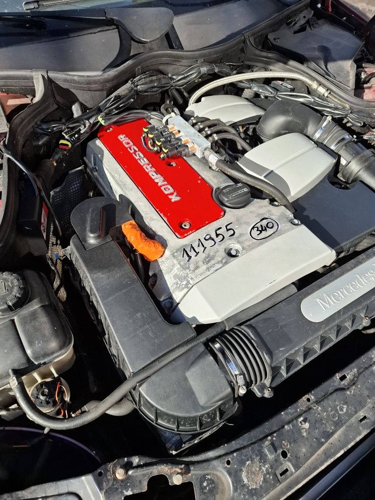 Mercedes Benz W203 2,0 Kompresor Silnik Kompletny 111955