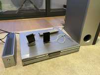 sistema de som wireless SONY (amplificador/radio/dvd)
