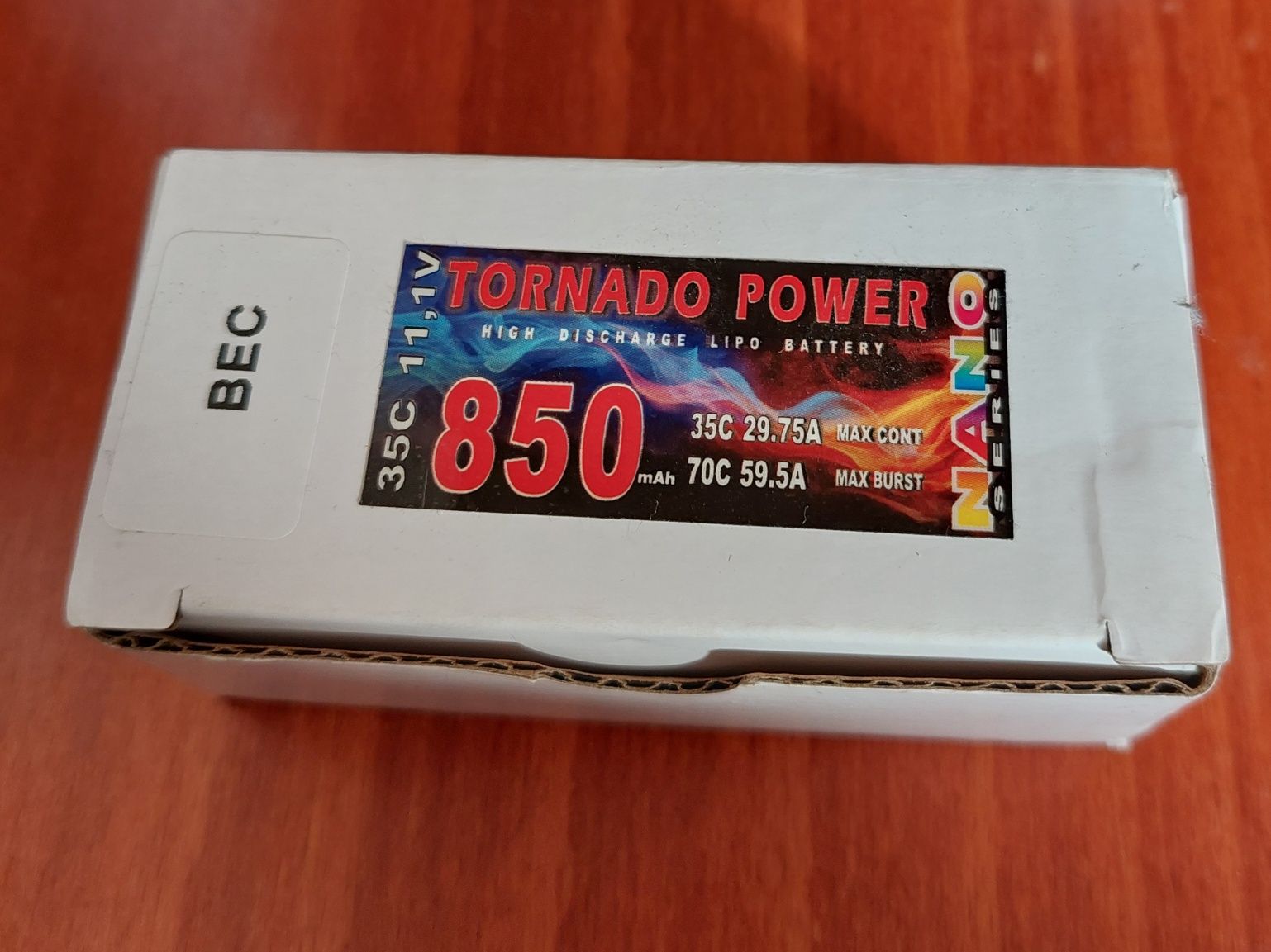Bateria Tonado Power 850mAh 35C 11,1V