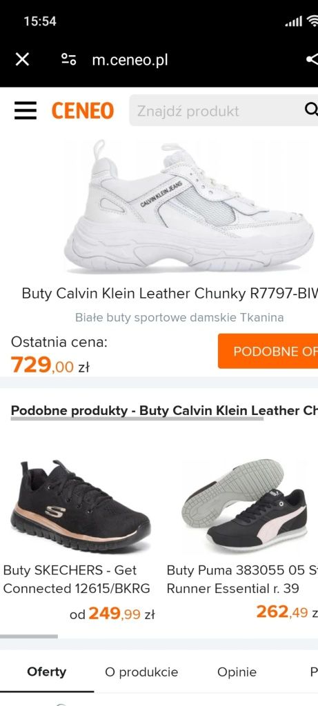 Sneakersy Calvin Klein rozmiar 38