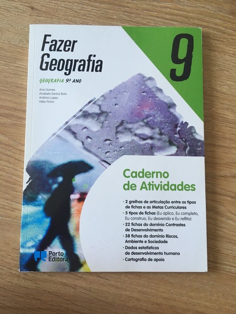 Manual 9ano - Fazer Geografia 9 + Caderno Atividades