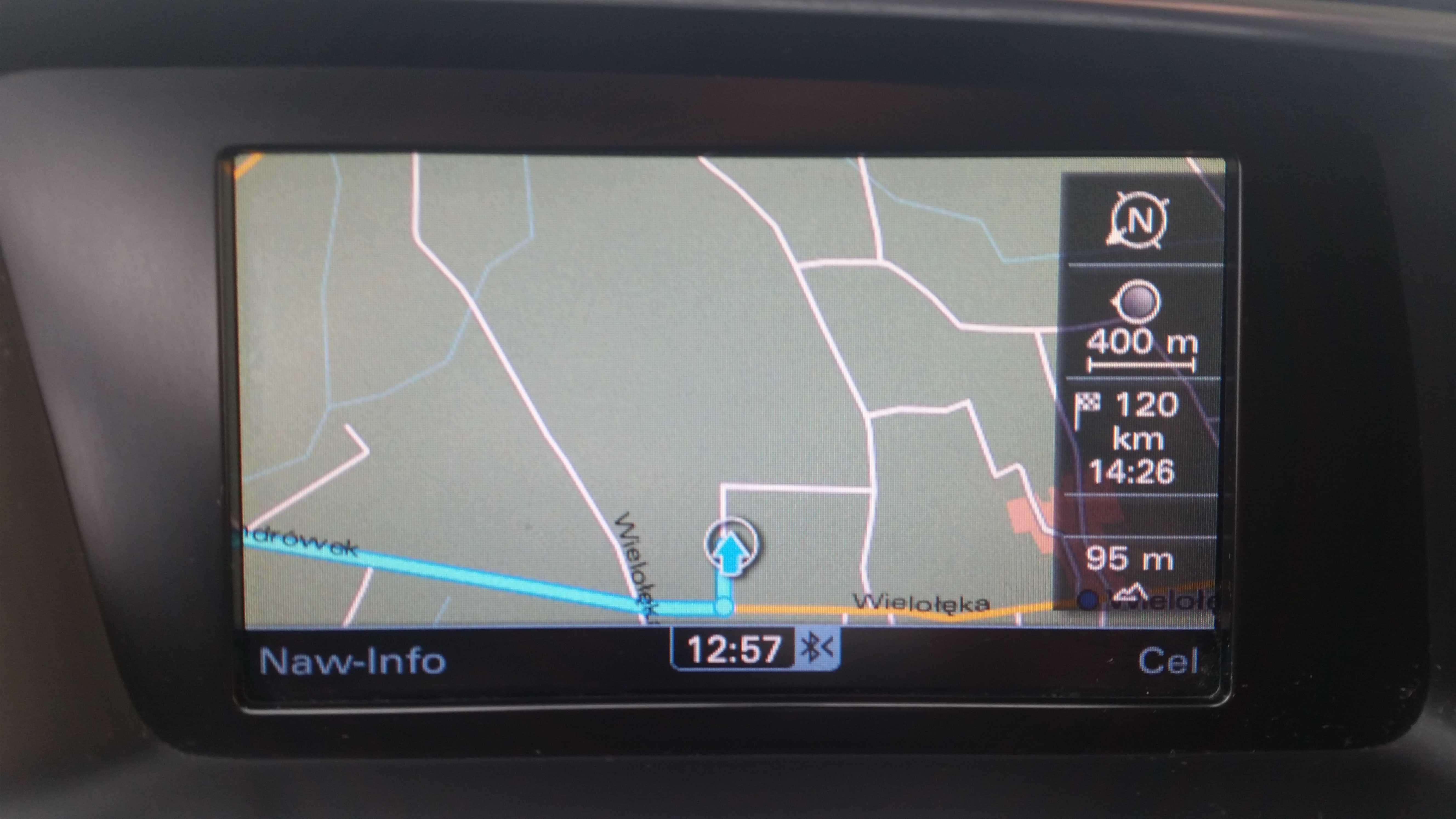 Audi polskie menu lektor syst. nawigacji MMI 3G High A4 A5 A6 A8 Q5 Q7