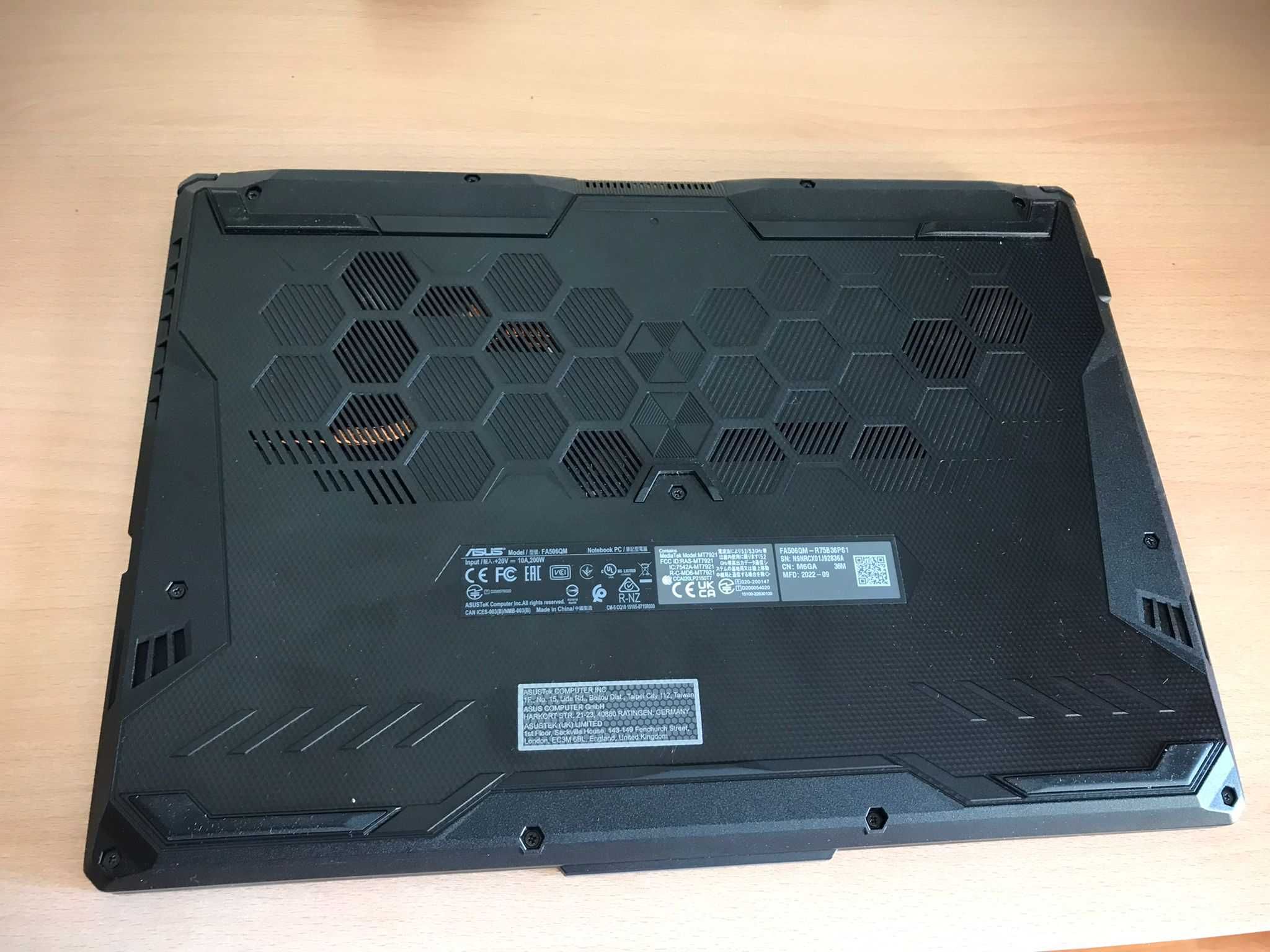 Asus TUF gamimg - RTX 3060 - Ryzen 7