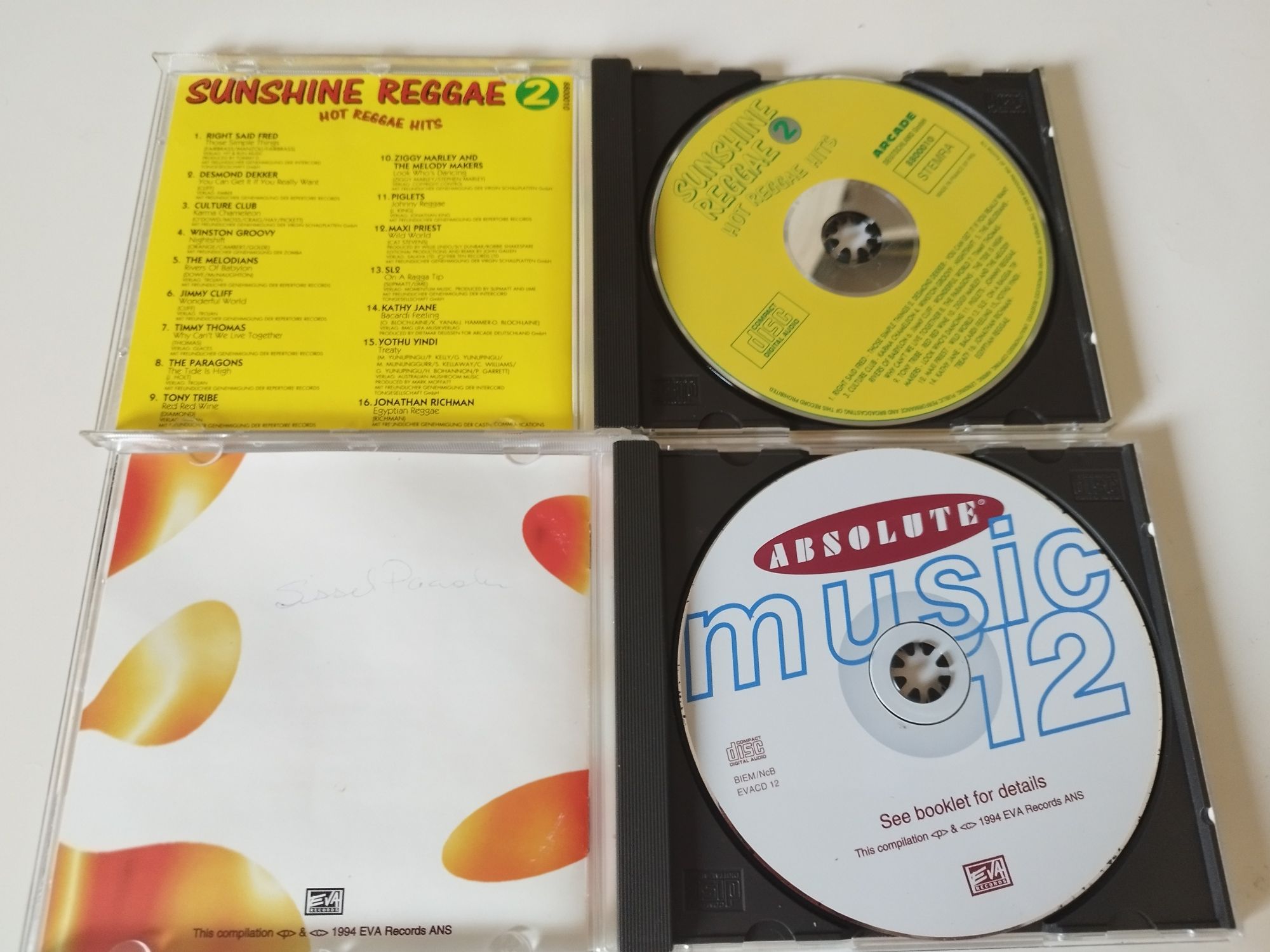 2płyty Sunshine Reggae + Absolute Music /m.in. Culture Club, R.E.M...