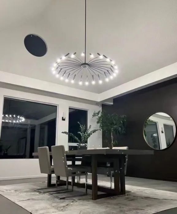 Nowoczesny Żyrandol LED do salonu pokoju sypialni 100cm