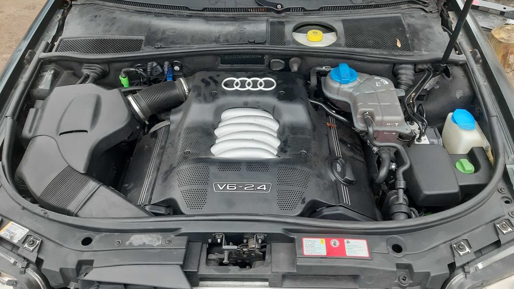 Silnik kompletny z osprzętem AUDI A4 B6 A6 C5 2.4 V6 170KM BDV benzyna